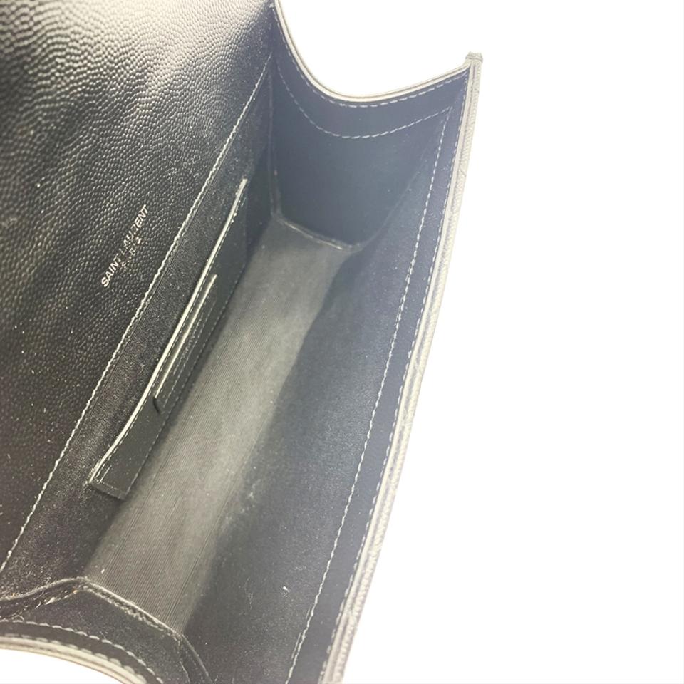 Saint Laurent Monogram Kate Small Chain Shoulder Bag Black & Gold Hardware