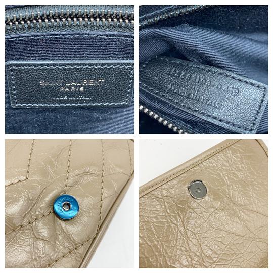 Saint Laurent Niki Beige Leather Cross Body Bag