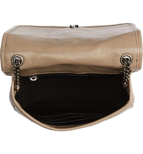 Saint Laurent Niki Beige Leather Cross Body Bag