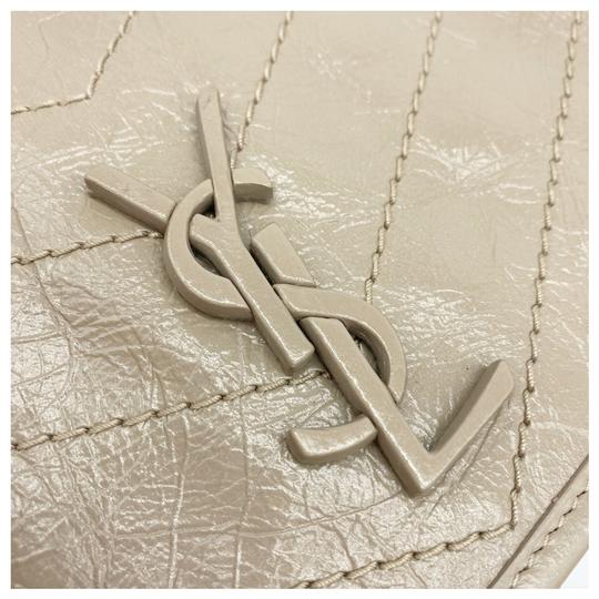 Saint Laurent Niki Beige Leather Cross Body Bag