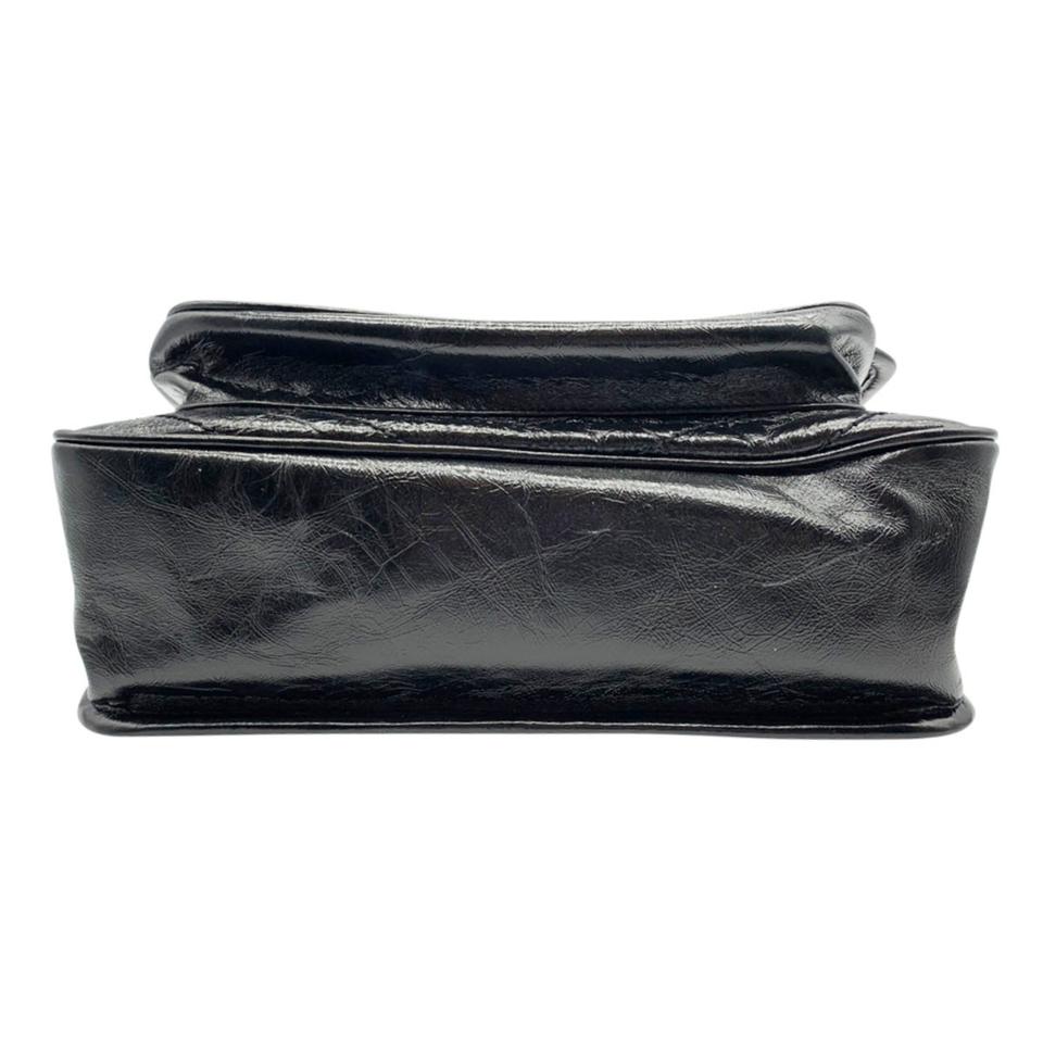 Saint Laurent Niki Medium Black Leather Shoulder Bag
