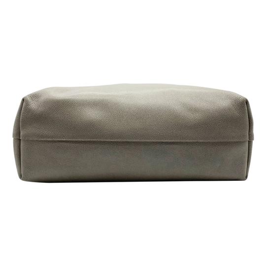 Saint Laurent Shopping Shoulder Bag Monogram with Pouch Grey Leather Tote