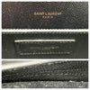 Saint Laurent Small Envelope Monogram Matelassé Black Leather Shoulder Bag