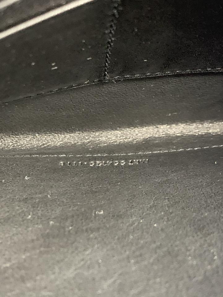 Saint Laurent Vicky Small Wallet On A Chain Black Leather Shoulder Bag