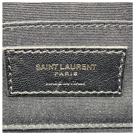Saint Laurent Lou Camera Monogram Blogger Sequin Patent Black Leather Shoulder Bag