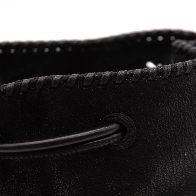 Stella McCartney Bucket Falabella Micro Black Faux Leather Shoulder Bag