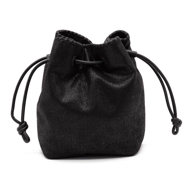 Stella McCartney Bucket Falabella Micro Black Faux Leather Shoulder Bag