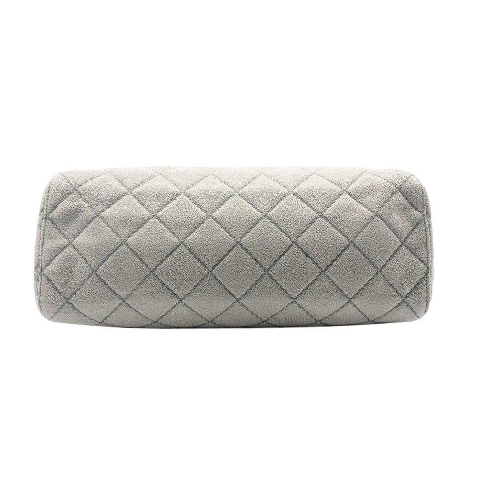 Stella McCartney Falabella East West Quilted Tote Light Grey Shopper