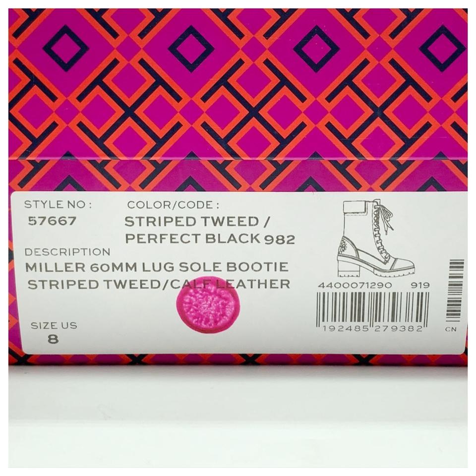 Tory Burch Black Miller Tweed Boots/Booties