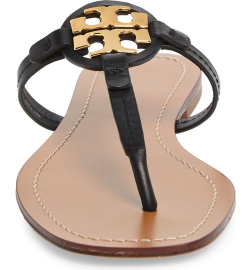 Tory Burch Black Mini Miller Flip Flop Sandals