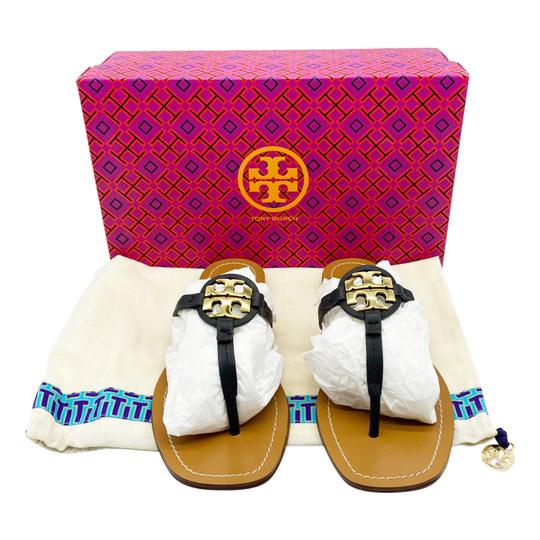 Tory Burch Black Mini Miller Flip Flop Sandals