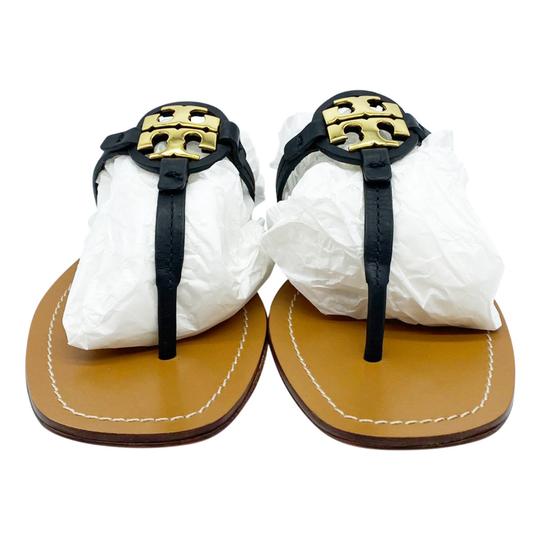 Tory Burch Black Mini Miller Flip Flop Sandals