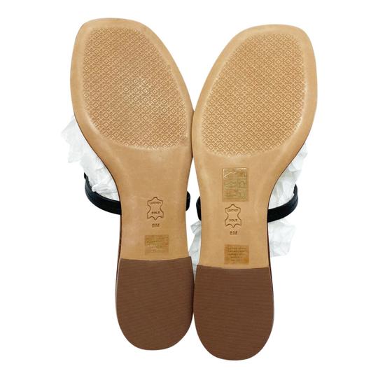 Tory Burch Black Mini Miller Flip Flop Sandals