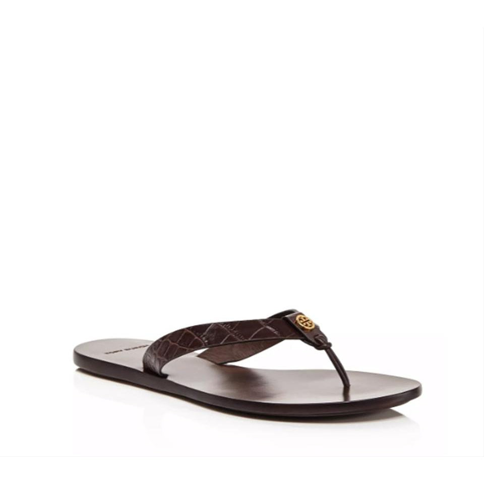 Tory Burch Brown Manon Flip Flop Sandals