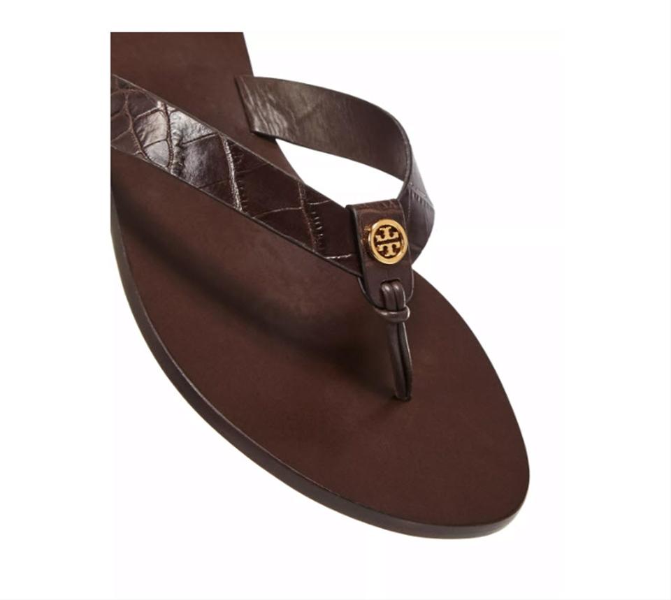 Tory Burch Brown Manon Flip Flop Sandals