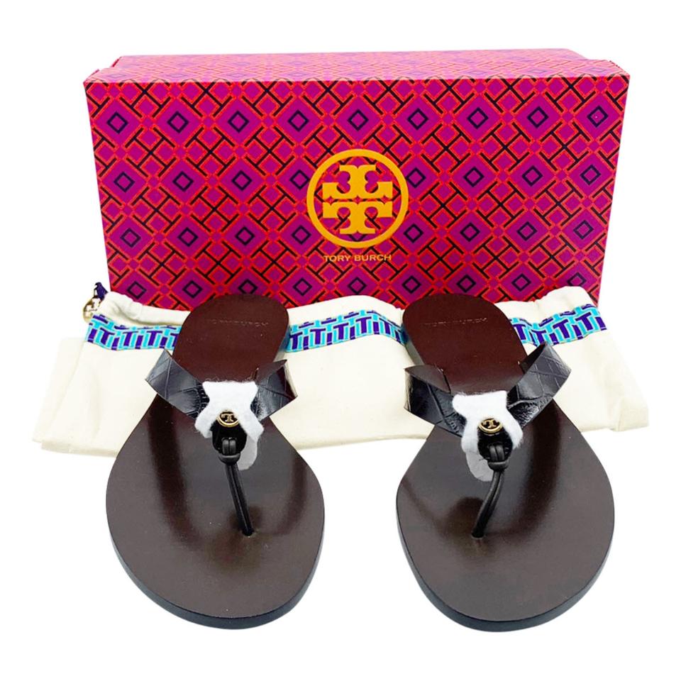 Tory Burch Brown Manon Flip Flop Sandals