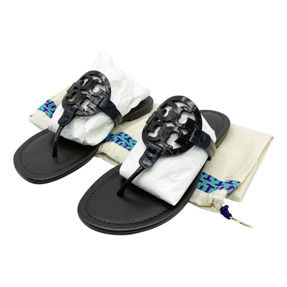 Tory Burch Brown Miller Flip Flop Sandals Size 8