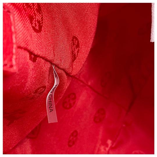 Tory Burch Bucket Bag Thea Red Leather Tote