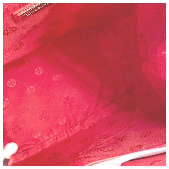 Tory Burch Bucket Bag Thea Red Leather Tote