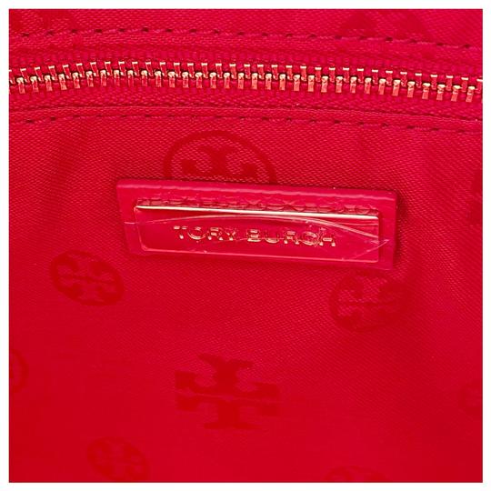 Tory Burch Bucket Bag Thea Red Leather Tote
