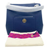 Tory Burch Chelsea Slouchy Blue Leather Tote