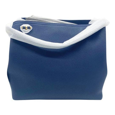 Tory Burch Chelsea Slouchy Blue Leather Tote