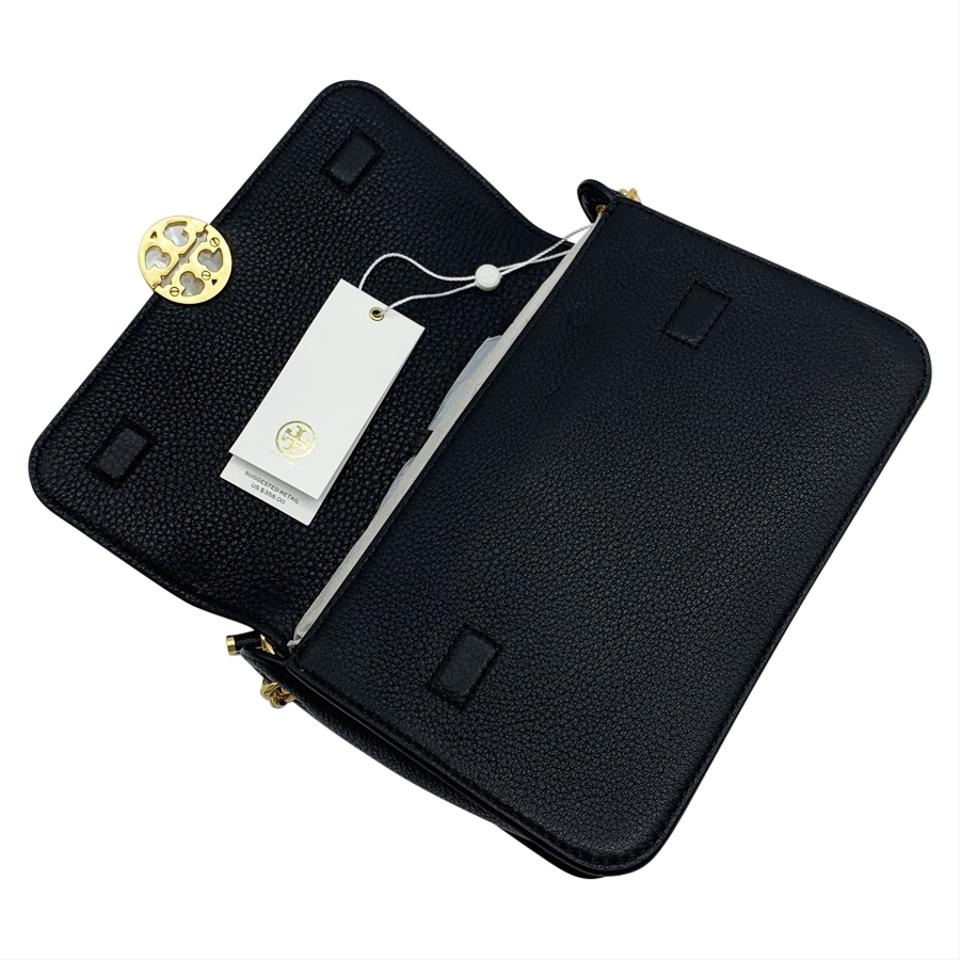 Tory Burch Crossbody Chelsea Black Leather Shoulder Bag