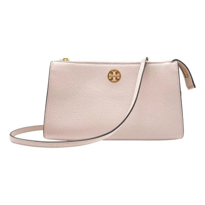 Tory Burch Crossbody Mini Everly Shell Pink Leather Shoulder Bag