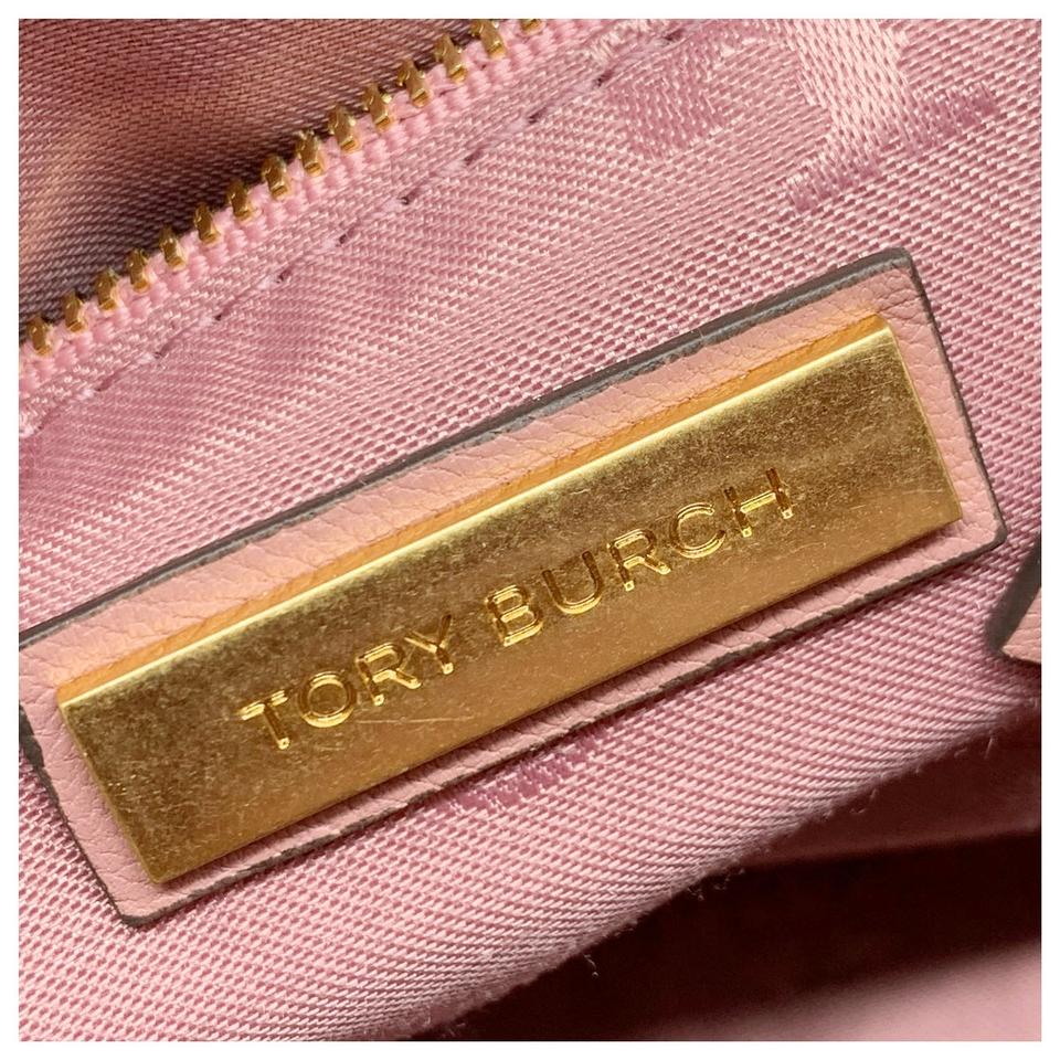 Tory Burch Fleming Quilted Lambskin Convertible Pink Leather Shoulder Bag