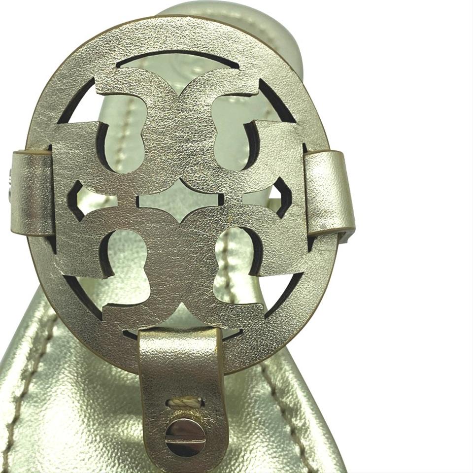 Tory Burch Gold Miller Flip Flop Flats US 4.5