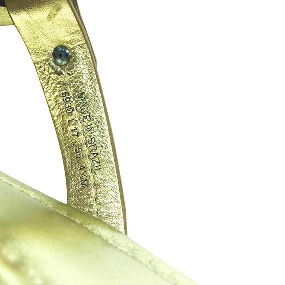 Tory Burch Gold Miller Flip Flop Flats US 4.5