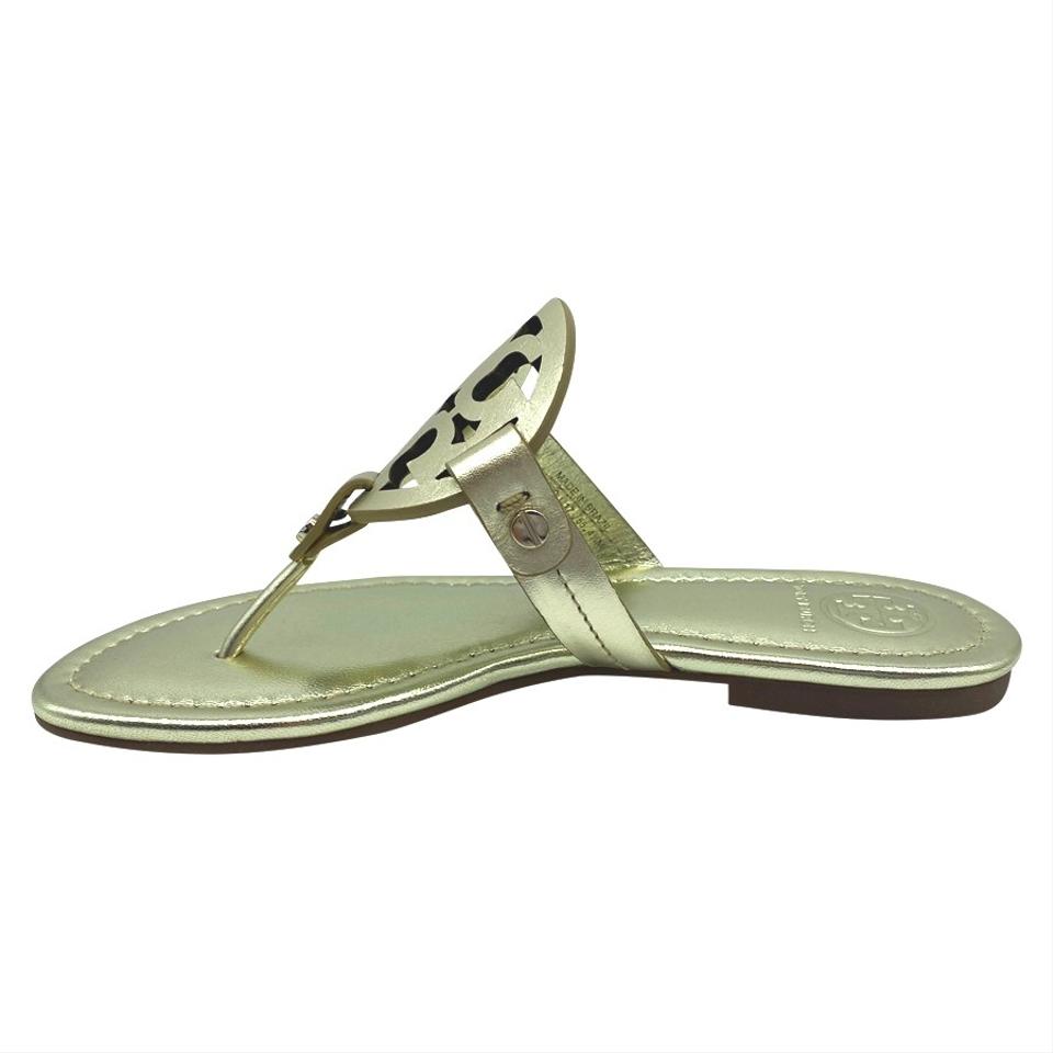 Tory Burch Gold Miller Flip Flop Flats US 4.5