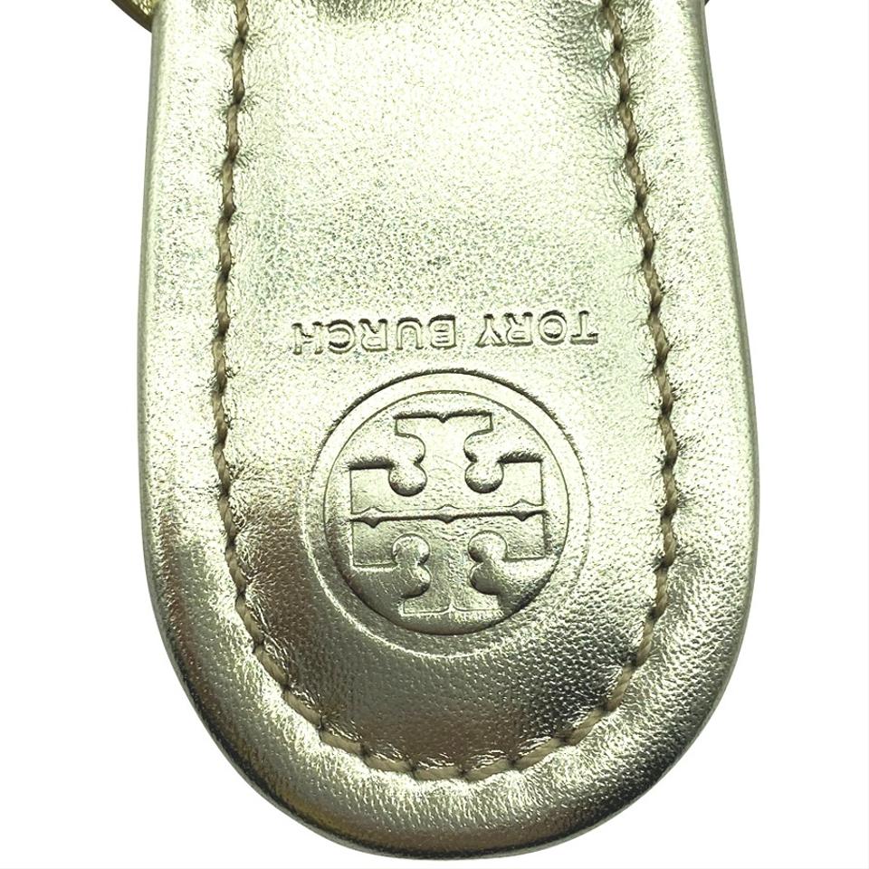 Tory Burch Gold Miller Flip Flop Flats US 4.5
