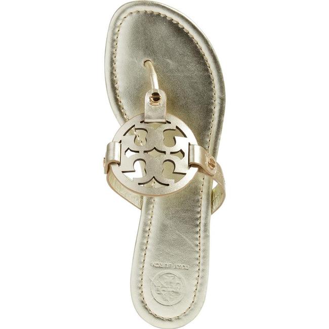 Tory Burch Gold Miller Flip Flop Flats Us4.5 Sandals