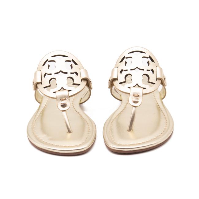 Tory Burch Gold Miller Flip Flop Flats Us4.5 Sandals