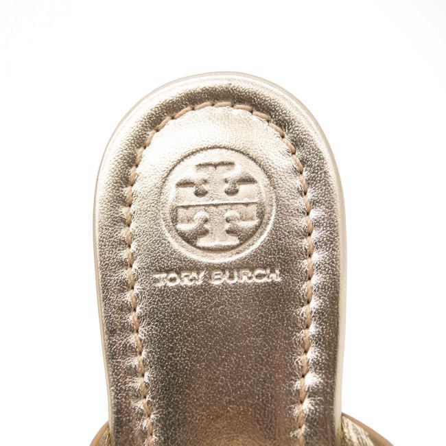 Tory Burch Gold Miller Flip Flop Flats Us4.5 Sandals