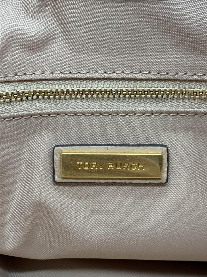 Tory Burch Mcgraw Slouchy Chain Shoulder Slouchy Devon Sand Beige Leather Tote