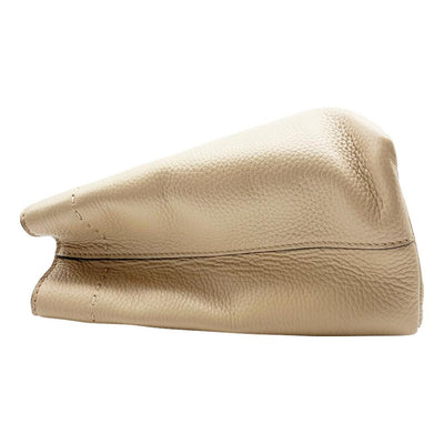 NEW TORY BURCH MCGRAW Leather Shoulder Tote (DEVON SAND) W/Dust Bag