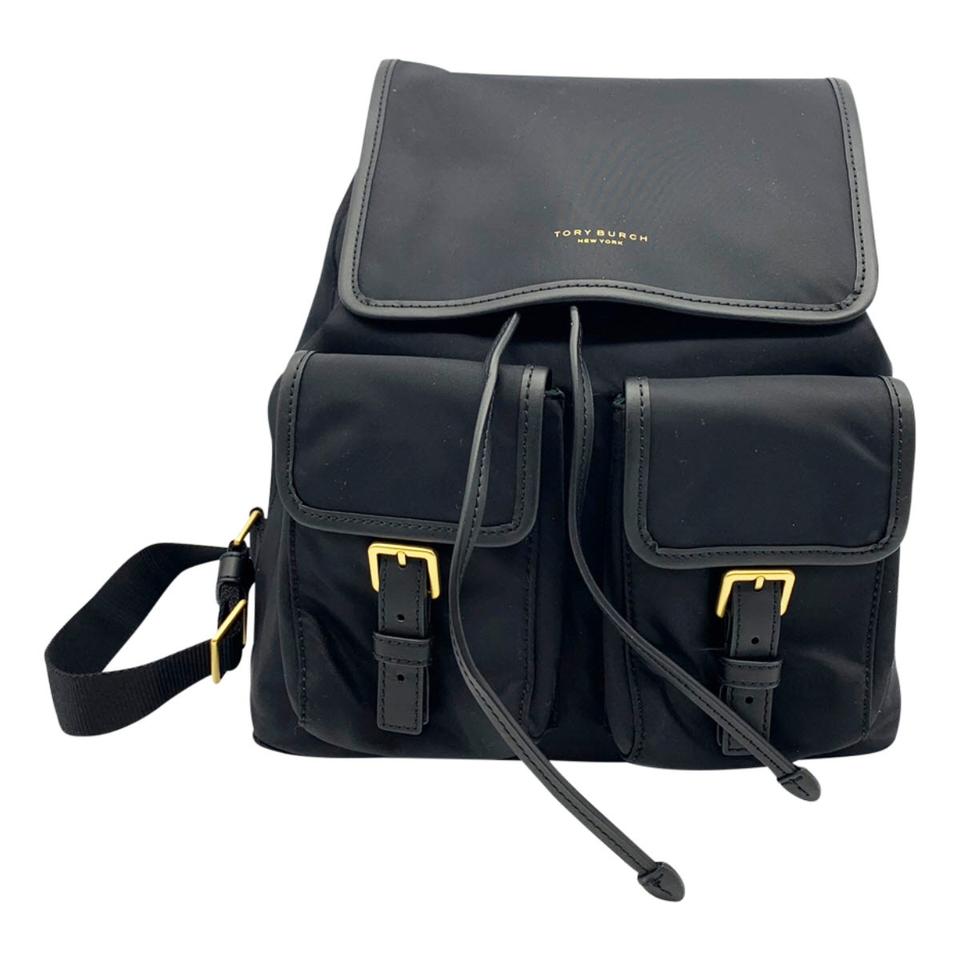 Tory Burch Perry Black Nylon Backpack