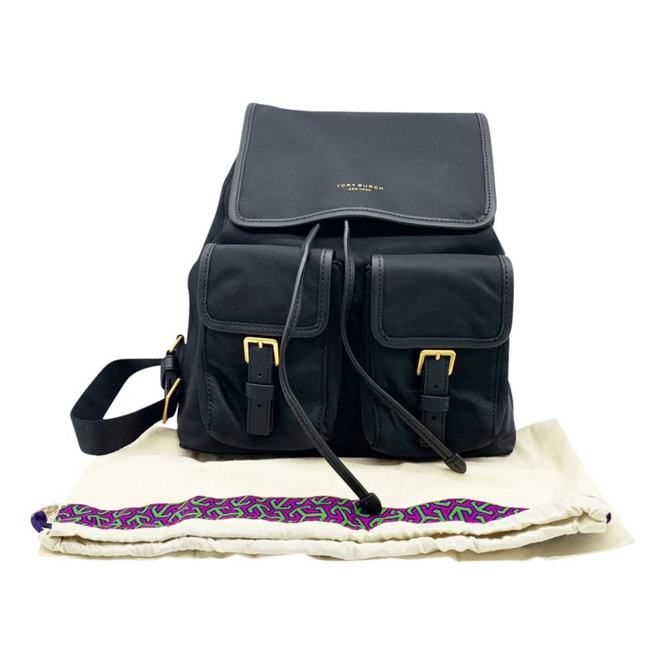 Tory Burch Perry Black Nylon Backpack