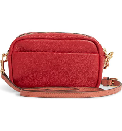 Tory Burch Perry Bomb Red Leather Cross Body Bag