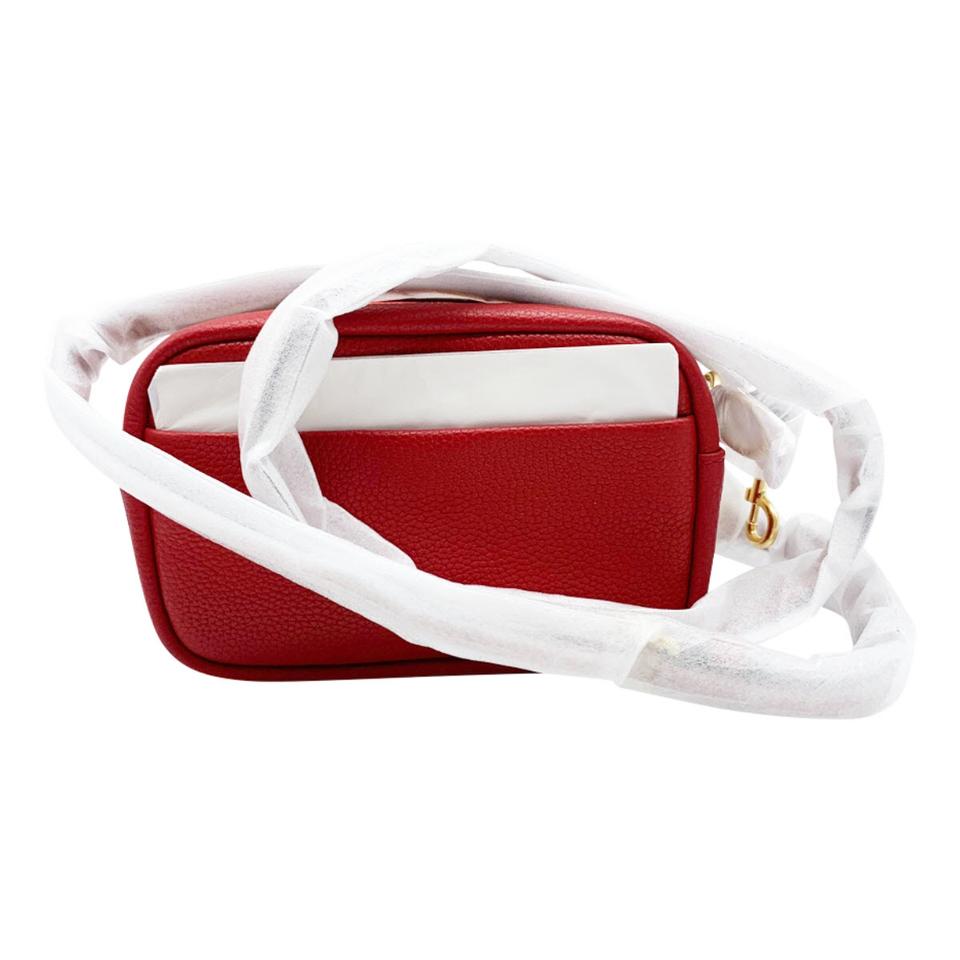 Tory Burch Perry Bomb Red Leather Cross Body Bag