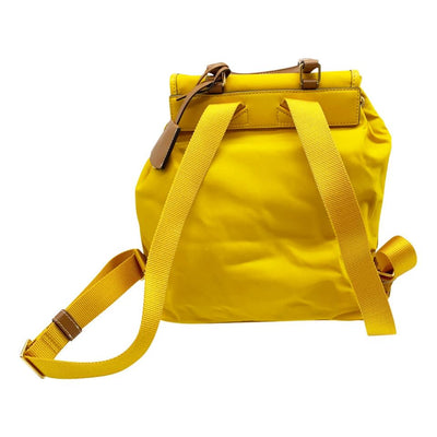 Tory Burch Perry Yellow Nylon Backpack