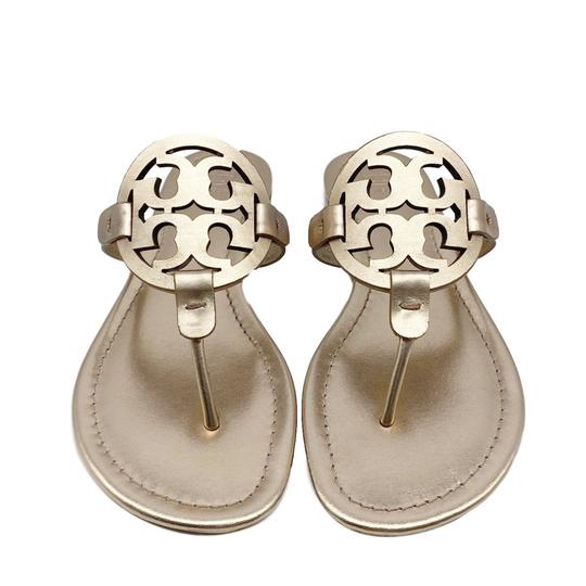 Tory Burch Pink Miller Flip Flop Rose Gold Sandals