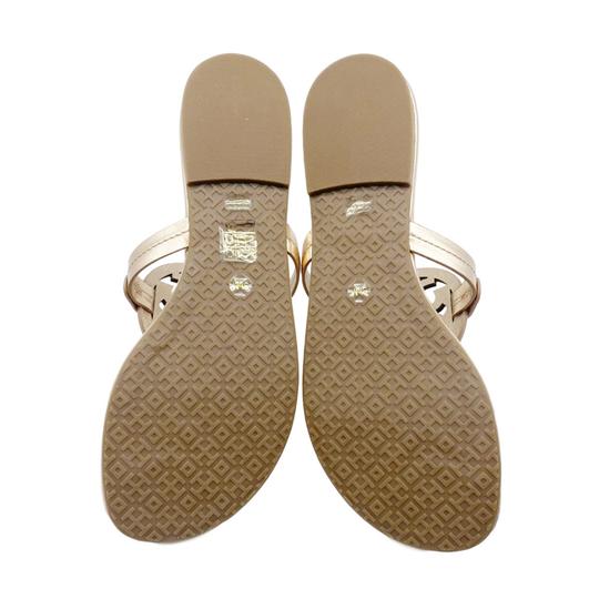 Tory Burch Pink Miller Flip Flop Rose Gold Sandals