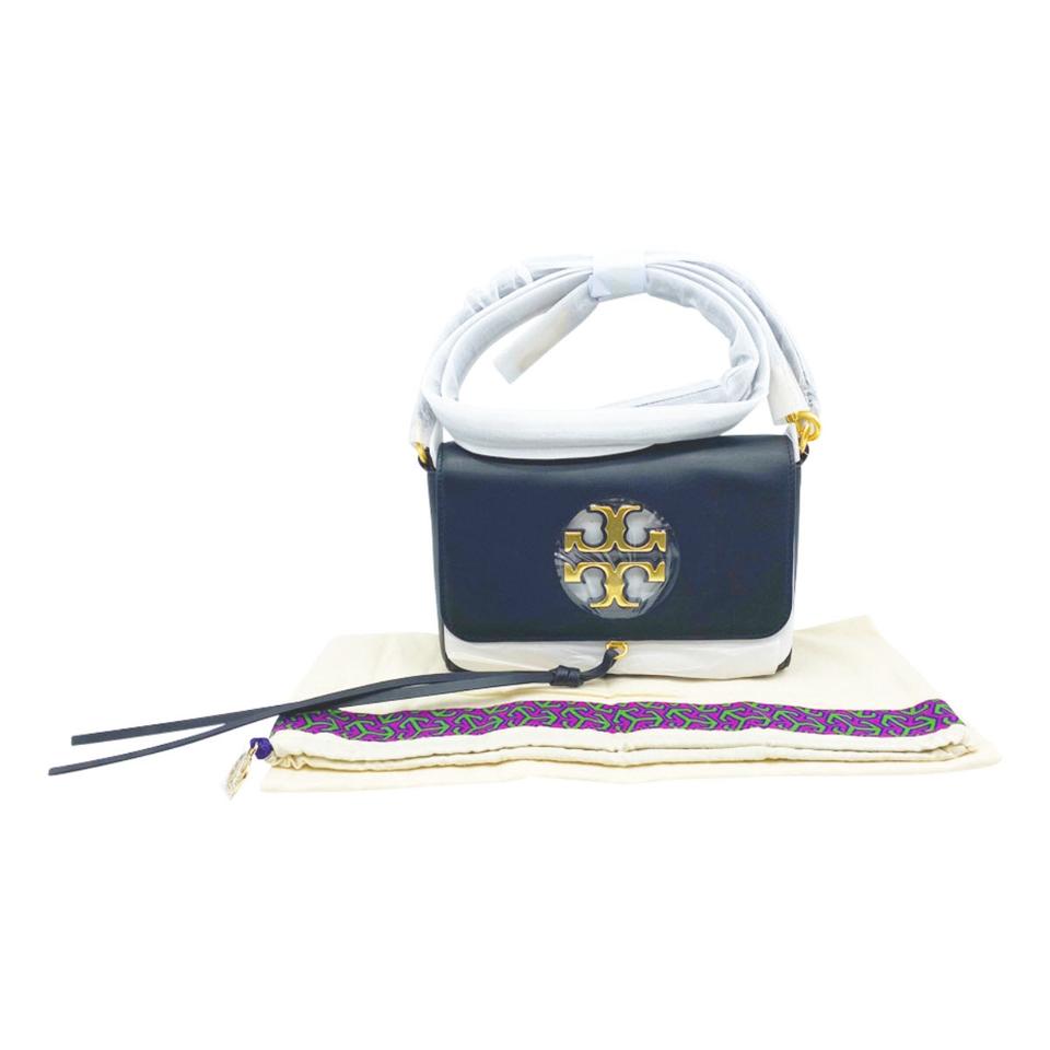 Tory Burch Top Handle Mini Miller Black Leather Shoulder Bag