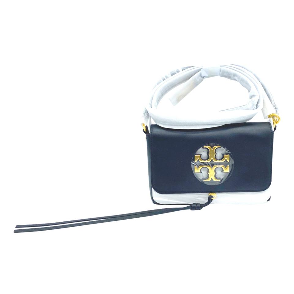 Tory Burch Top Handle Mini Miller Black Leather Shoulder Bag