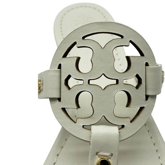 Tory Burch White Miller Flip Flop Sandals