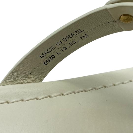 Tory Burch White Miller Flip Flop Sandals