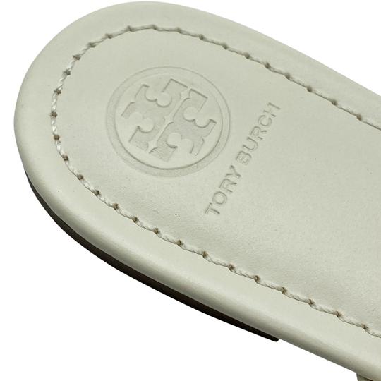 Tory Burch White Miller Flip Flop Sandals